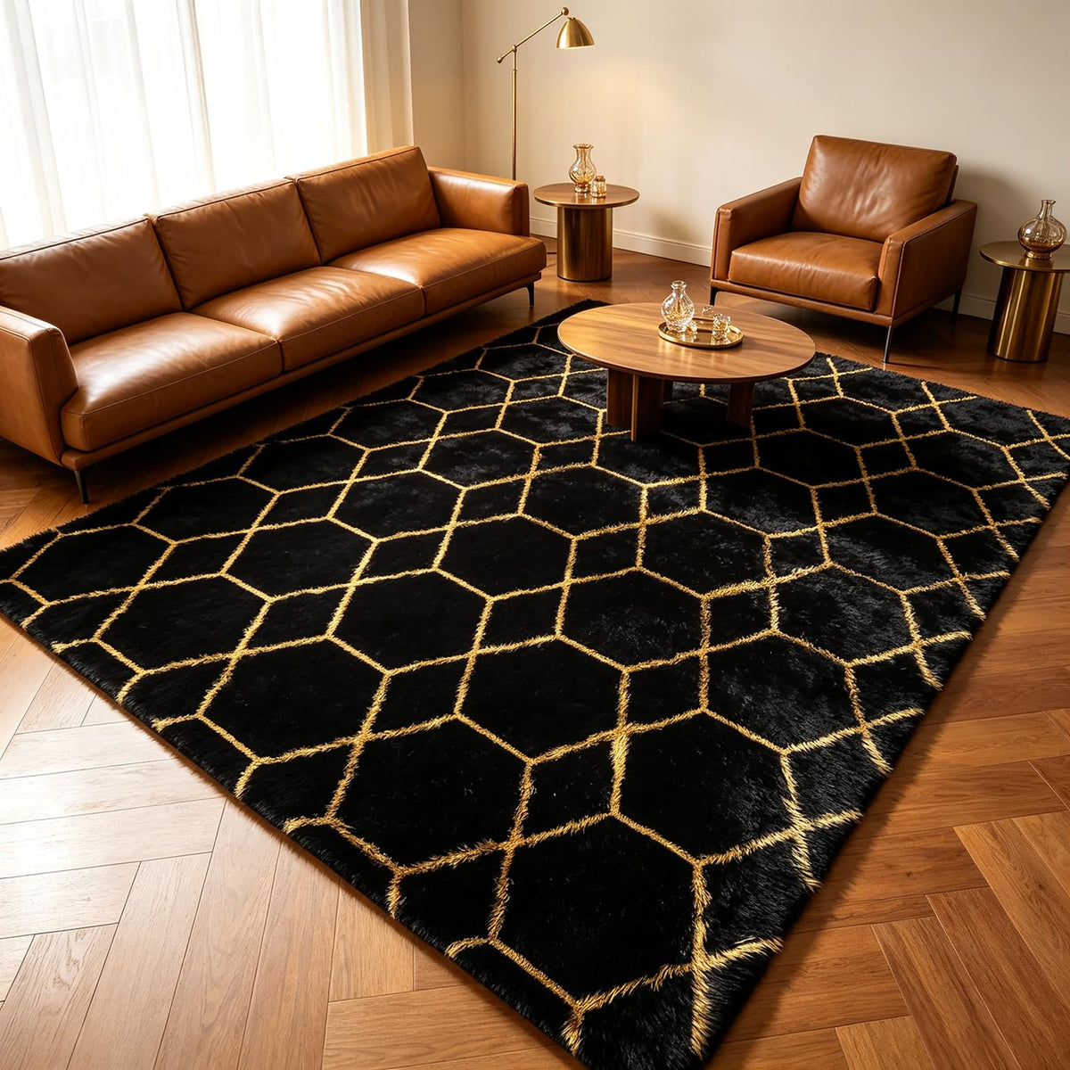 Runner Rugs for Bedroom Living Room, 2x6 Tie-Dyed Beige Hallway Area Rug