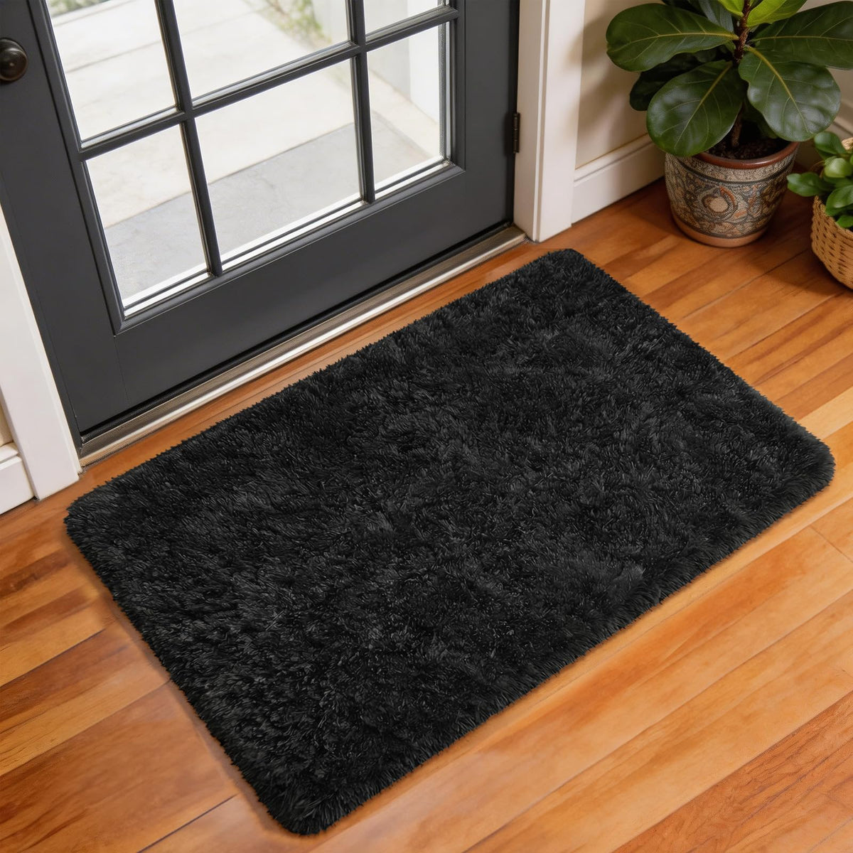 Ophanie Area Rugs for Living Room Bedroom, Washable Non-Slip Fluffy Soft Grey Shag Carpet, Indoor Floor Gray 4x6 Fuzzy Shaggy Living Room Plush Rug for Kids Home Dorm Decor Aesthetic