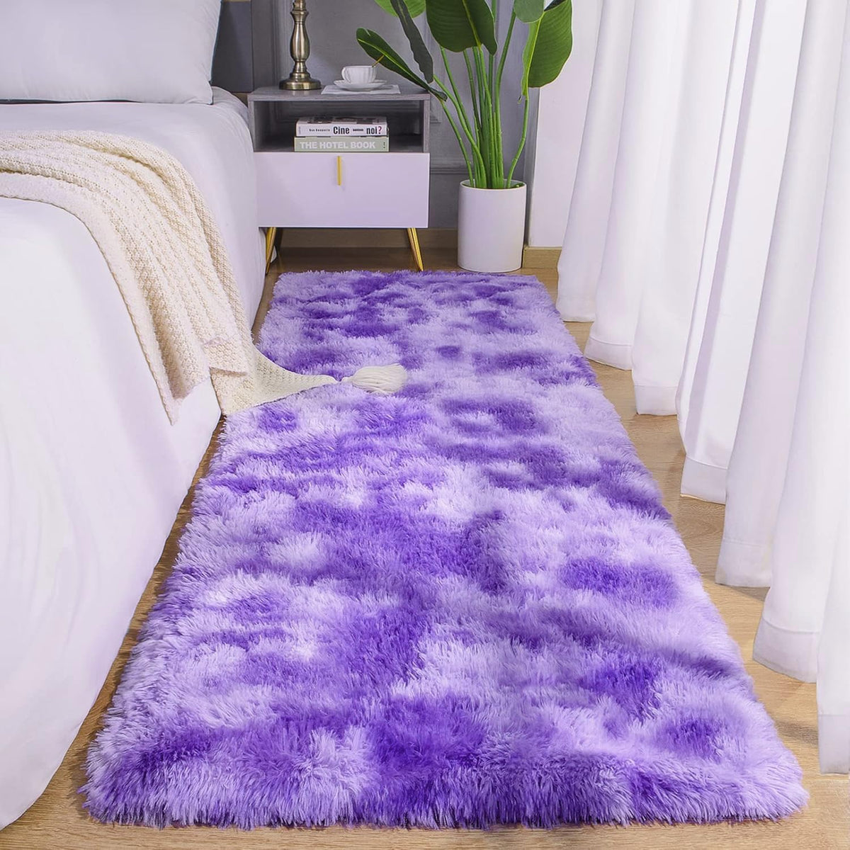 AROGAN 2x6 Feet Soft Runner Rugs for Bedroom, Non Slip Rug for Hallway