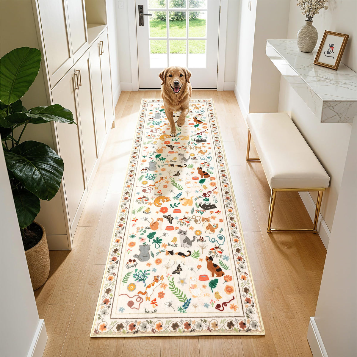 8x10 Washable Area Rug, Black Solid Area Rugs for Living Room & Bedroom