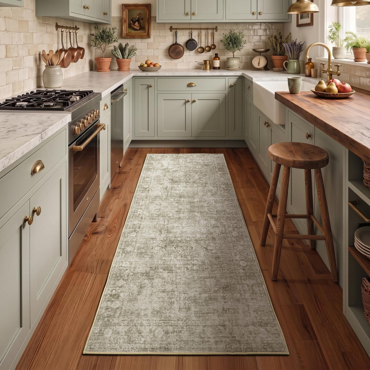 Homemate Washable Rug 9x12 Area Rugs - Vintage Rugs for Living Room
