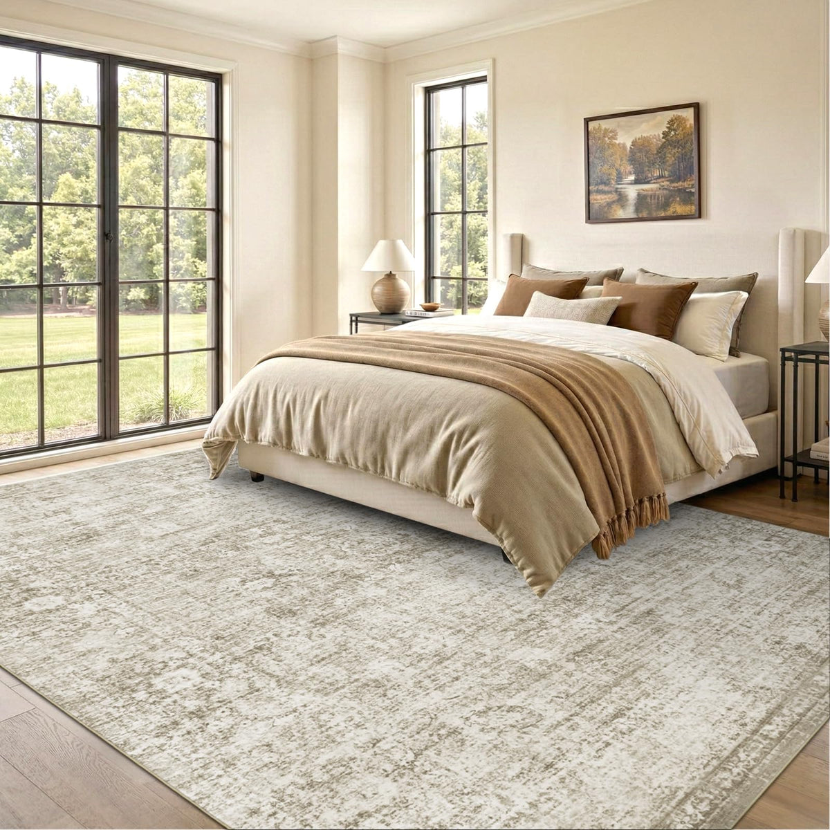 Homemate Washable Rug 9x12 Area Rugs - Vintage Rugs for Living Room