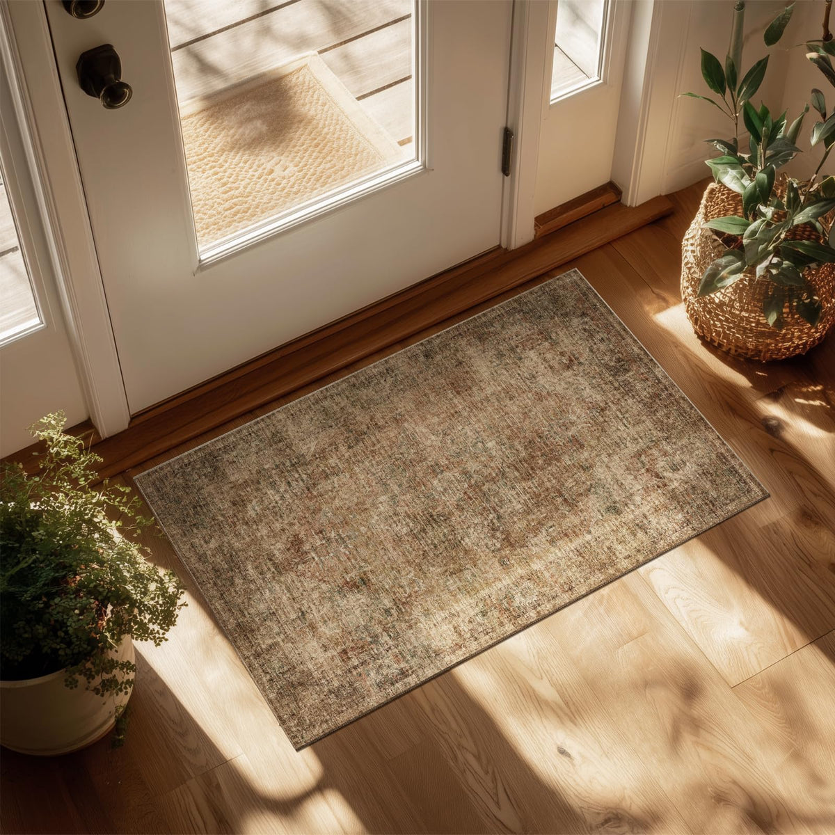 Machine Washable Rugs for Living Room: 8x10 Area Rugs for Bedroom