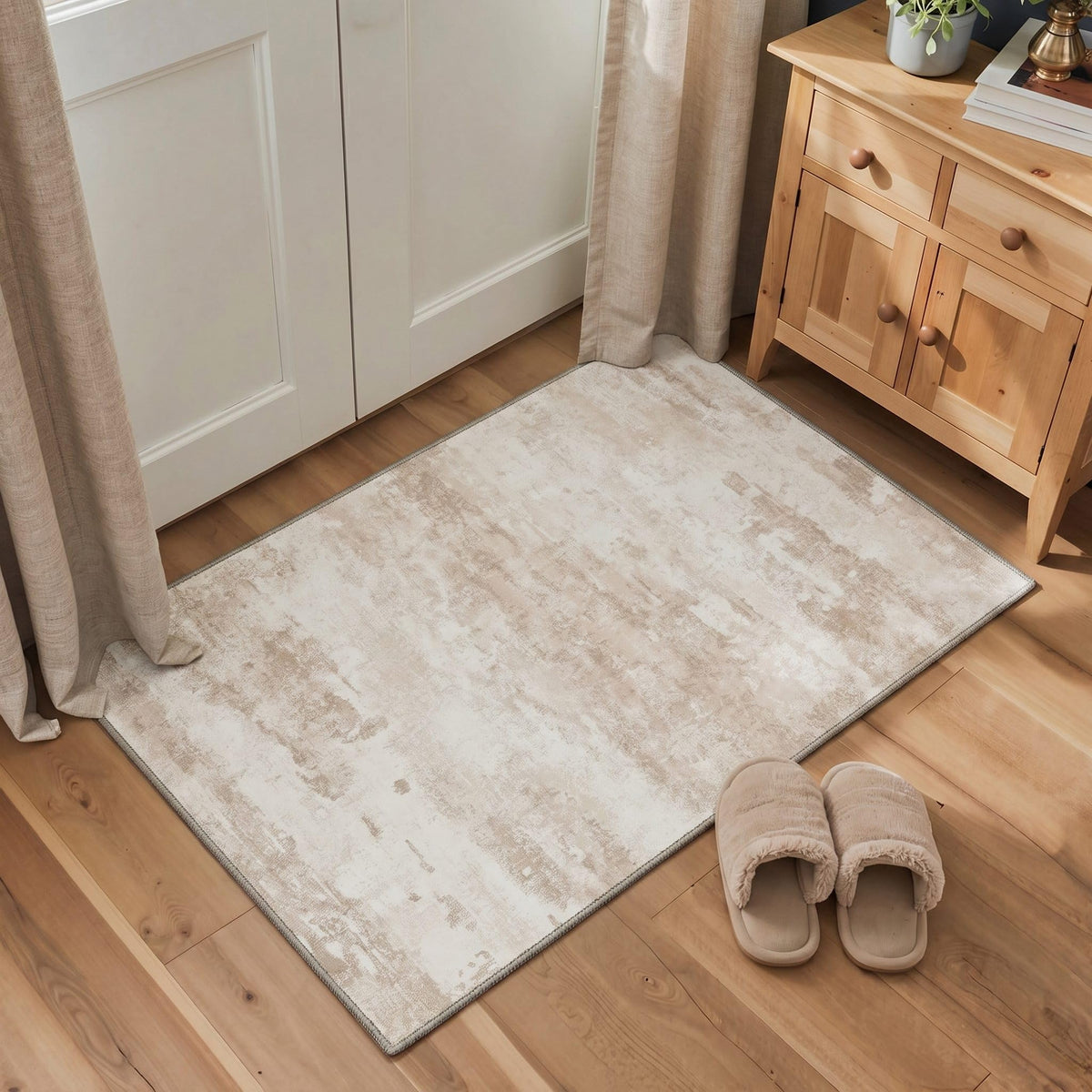 BEIMO 5x7 Green Abstract Area Rug, Washable Non-Slip for Bedroom
