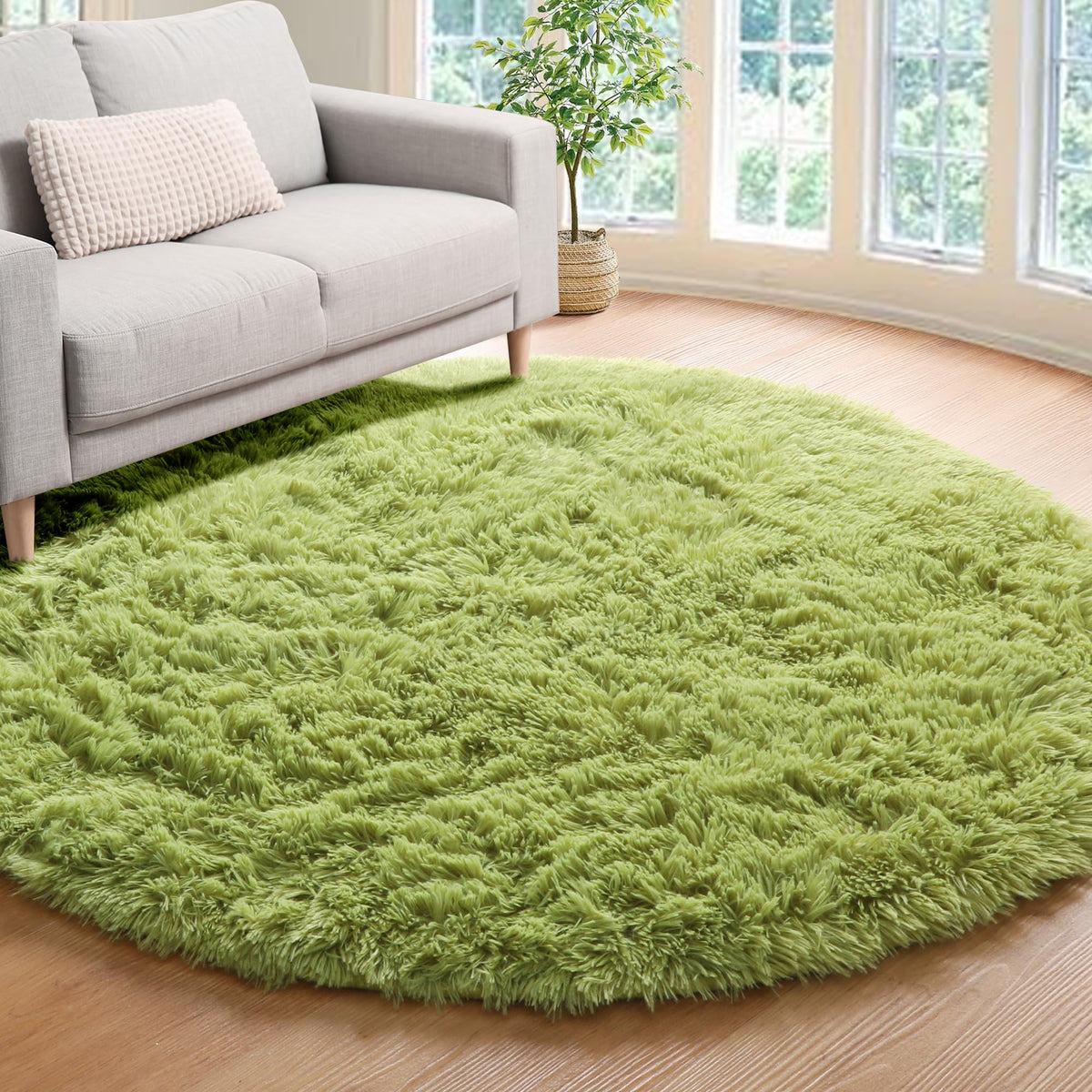 Runner Rugs for Bedroom Living Room, 2x6 Tie-Dyed Beige Hallway Area Rug