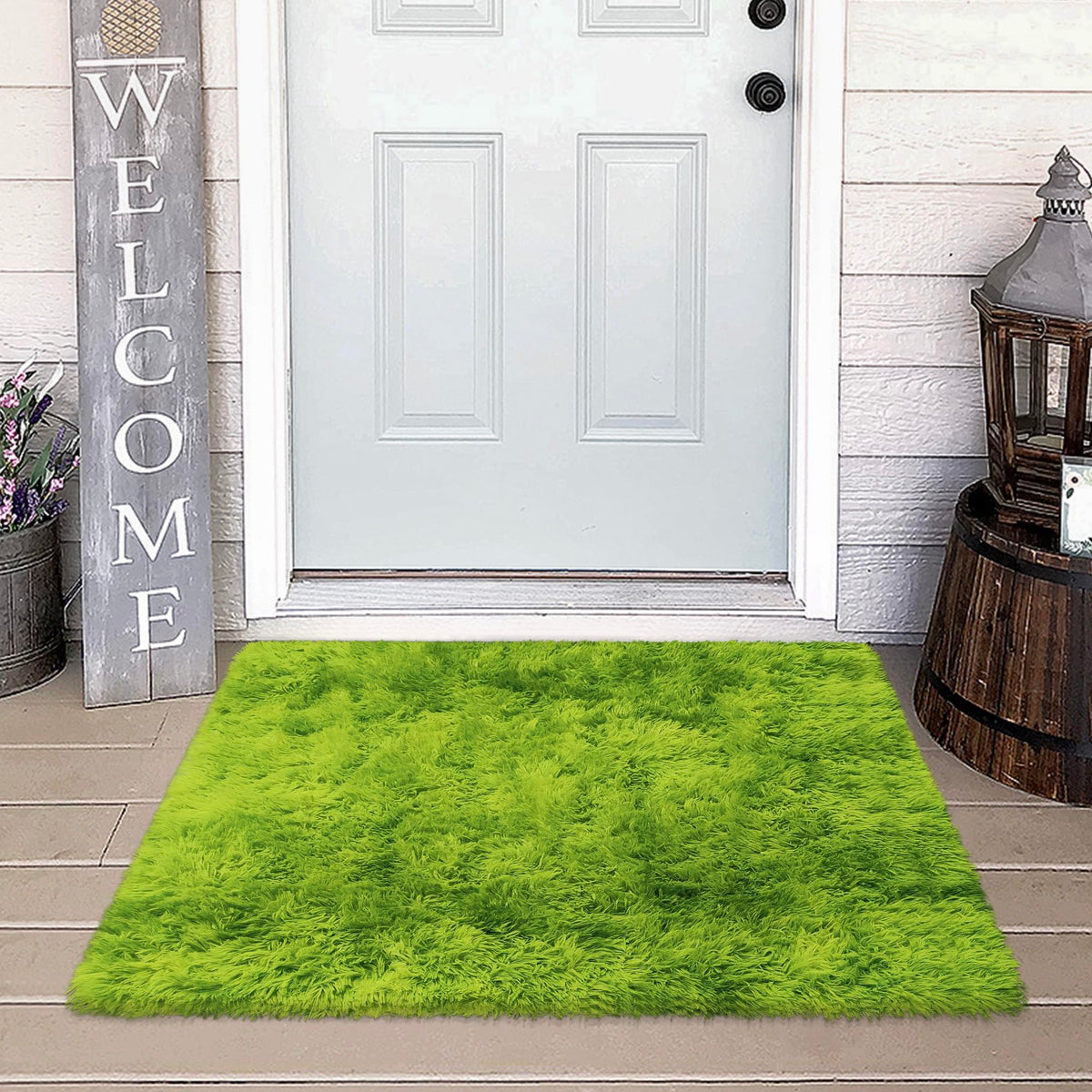 Tie-Dyed Runner Rug for Bedroom Black Grey 2x6ft Fluffy Area Rug Bedside Runner Rug for Kids Room Boys Teens Nursery Baby Living Room Dorm Home Decor Carpets