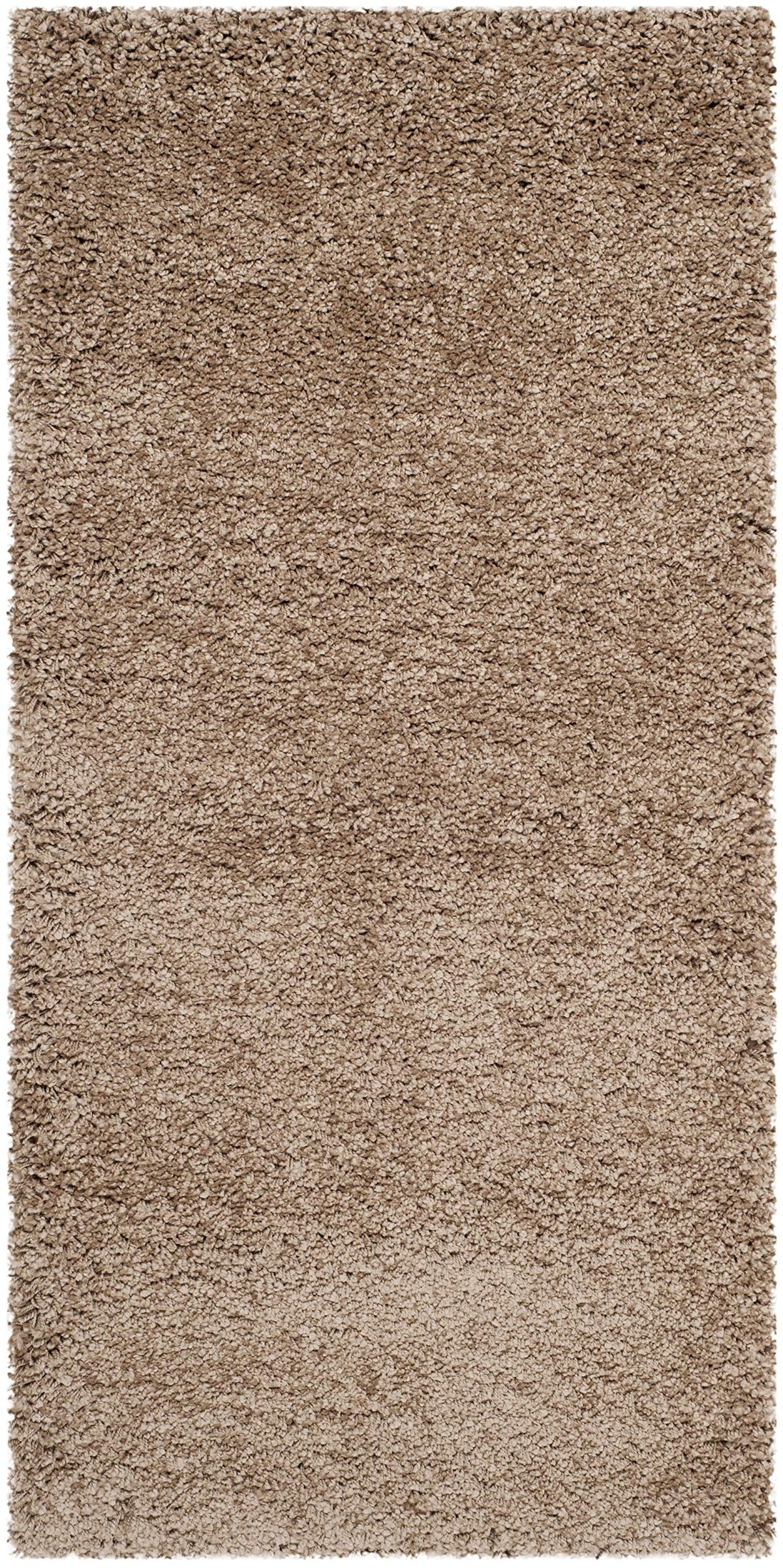 SAFAVIEH Milan Shag Collection 8' x 10' Ivory SG180 Solid Non-Shedding Living Room Bedroom Dining Room Entryway Plush 2-inch Thick Area Rug