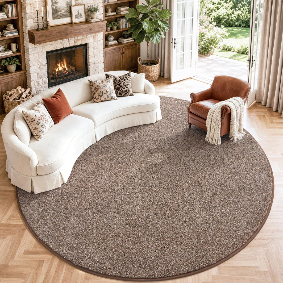 Keeko 4x6 Area Rugs for Living Room,Soft Washable Memory Foam Bedroom Rug