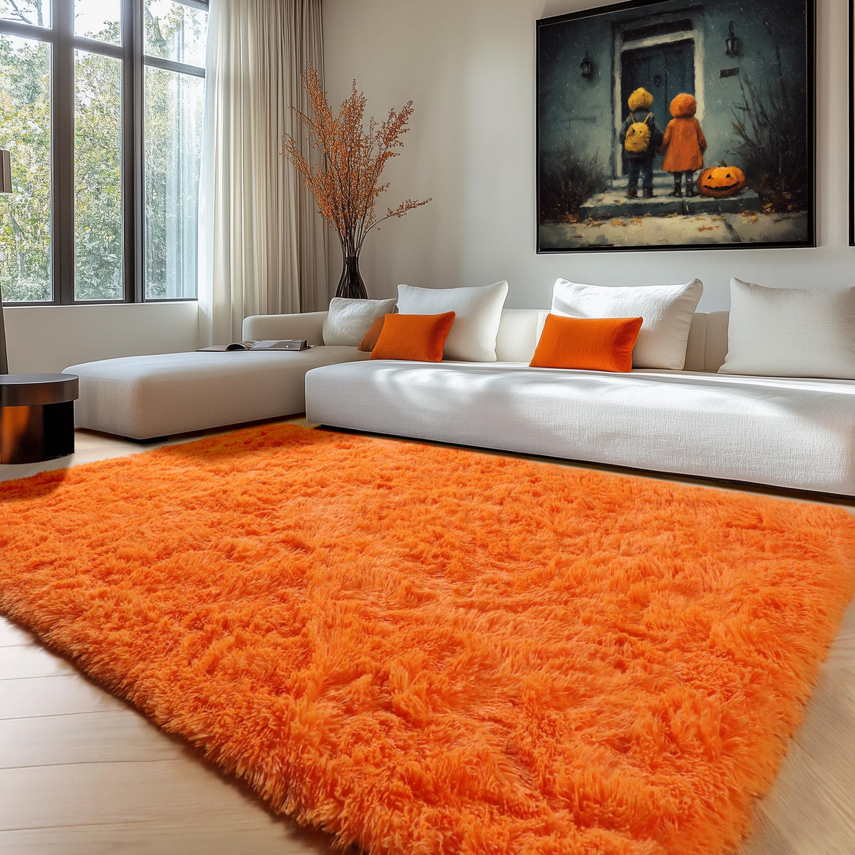 Runner Rugs for Bedroom Living Room, 2x6 Tie-Dyed Beige Hallway Area Rug