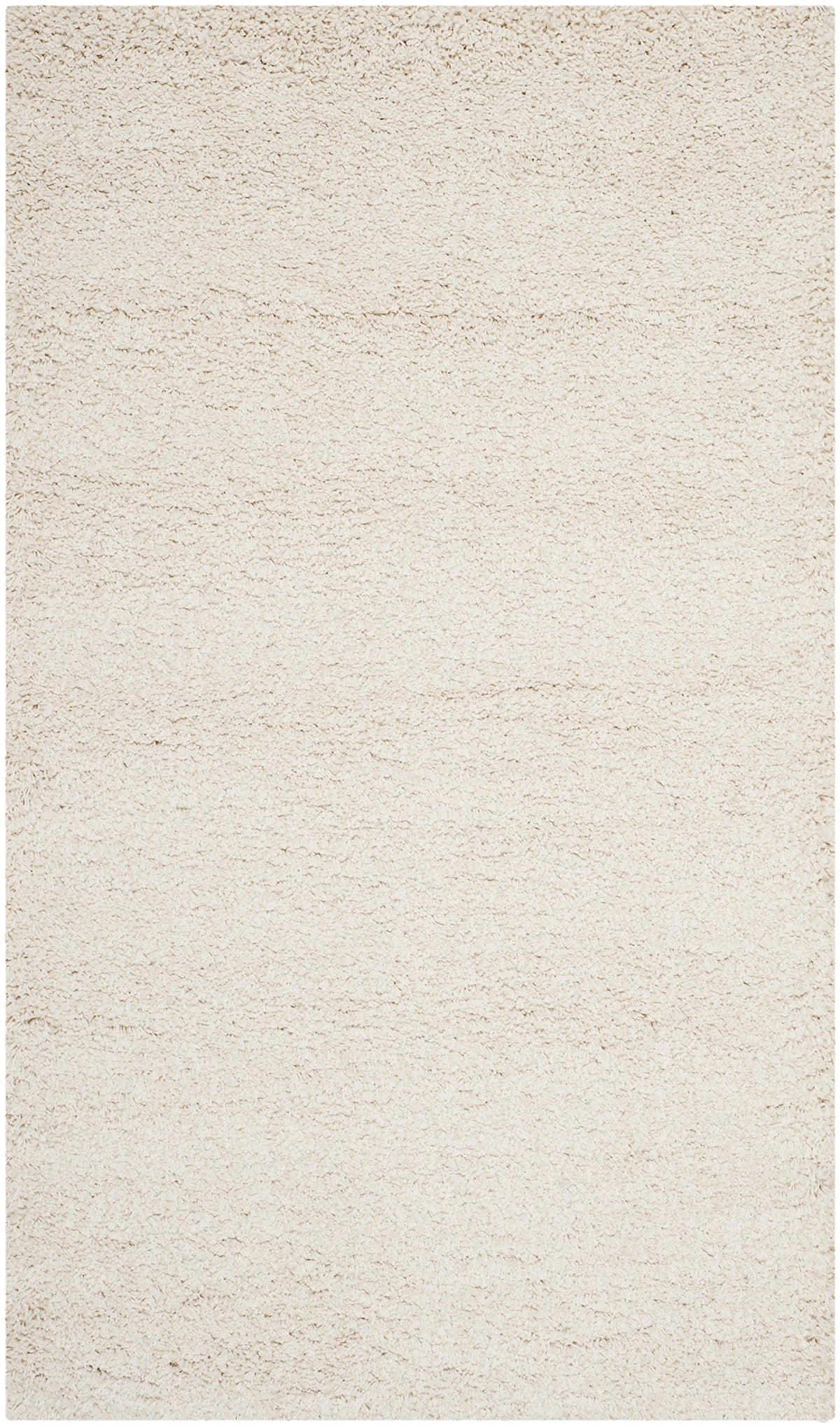 SAFAVIEH Milan Shag Collection 8' x 10' Ivory SG180 Solid Non-Shedding Living Room Bedroom Dining Room Entryway Plush 2-inch Thick Area Rug