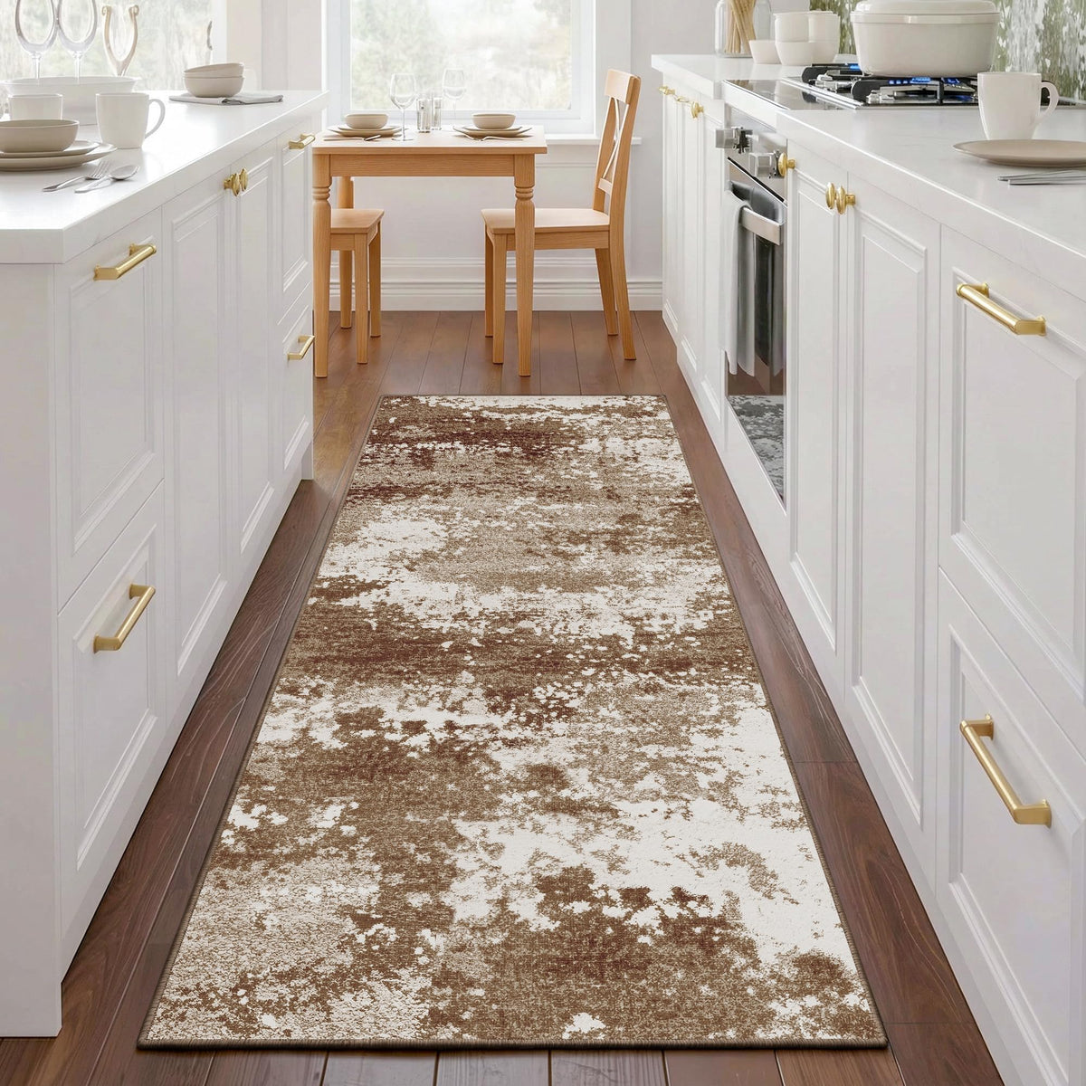 Black Washable Rug 5x7 Area Rugs for Living Room Bedroom Carpet