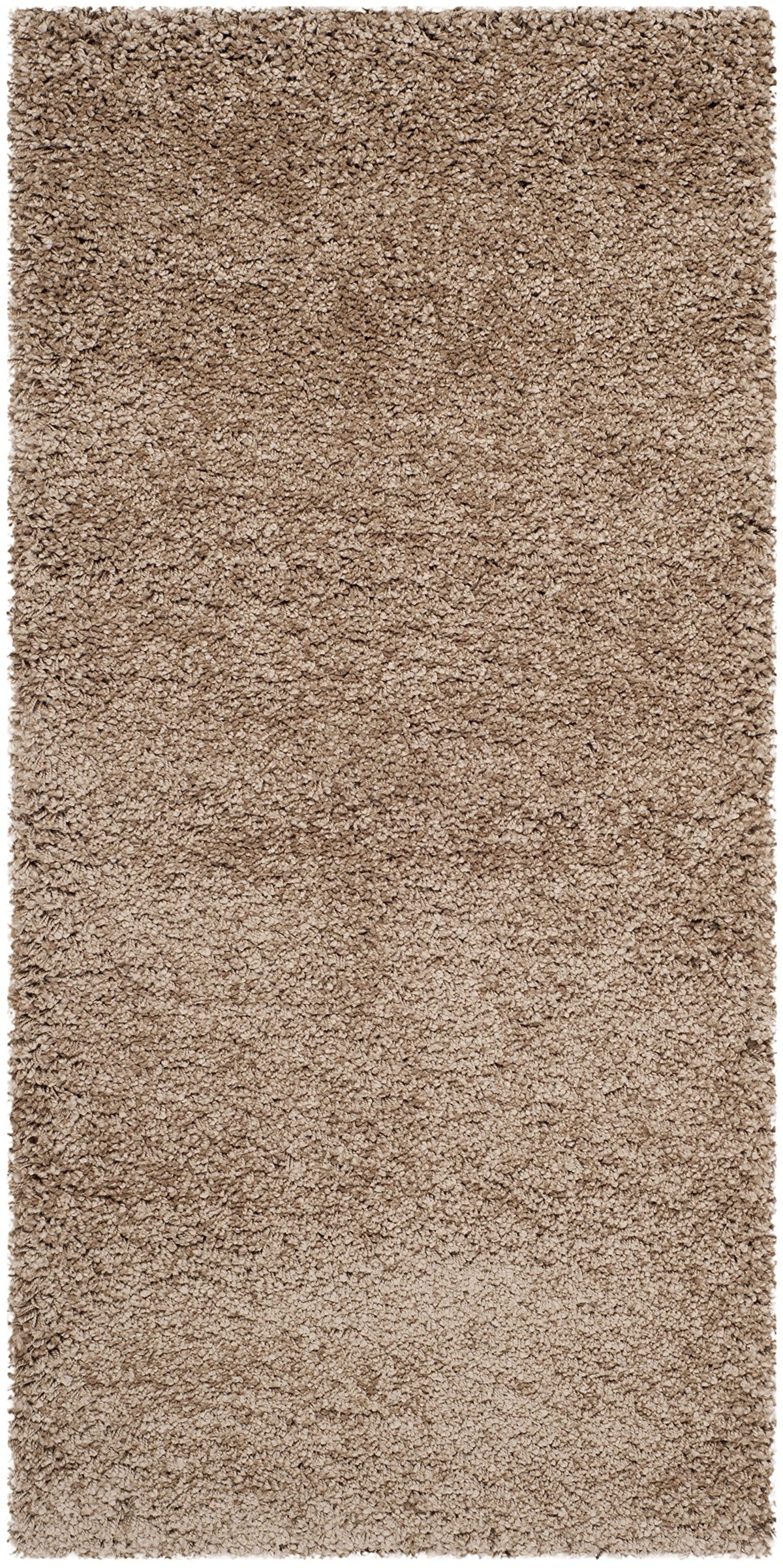 SAFAVIEH Milan Shag Collection 8' x 10' Ivory SG180 Solid Non-Shedding Living Room Bedroom Dining Room Entryway Plush 2-inch Thick Area Rug